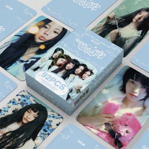ILLIT 아이돌 소녀 새 앨범, I'll LIKE YOU HD 프린트 로모 카드, 유나 민주 모카 원희 이로하 포토카드, 팬 선물, 55 개