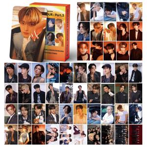 55 개/대 ATEEZ 아이돌 보이 새 앨범 GOLDEN HOUR:Part.3 Lomo 카드 Seonghwa Jongho HD Printd Photocards Hongjoong Yunho 팬 선물