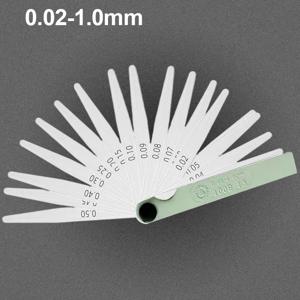 0.02-1.00mm 17 블레이드 필러 게이지 엔진 밸브 조정을 위한 미터법 간격 필러 게이지 측정 도구