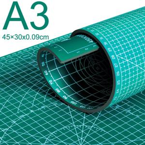A3 커팅 패드 PVC 테이블 패드 가죽 프로세스 안티 커팅 양면 조각 학생 DIY 프로세스 자체 치유 패드 45×30x0.09cm