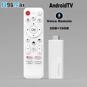 H96 Max 안드로이드 TV 스틱 쿼드 코어 H313 ROM 8G 16G 2.4G 5G Wifi6 3D HD
