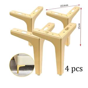 4Pcs 15cm 현대 금속 커피 테이블 다리 가구 소파 다리 침대 의자 책상 드레서 욕실 캐비닛 교체 피트
