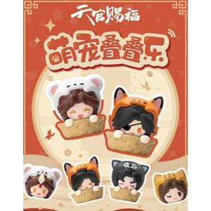 천국 공식의 축복 블라인드 박스 귀여운 애완 동물 시리즈 귀여운 입상 모델 만화 컬렉션 홈 인테리어 용품 깜짝 선물