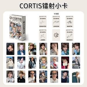 55개/세트 케이팝 아이돌 코르티스 신규 앨범 시리즈 로모 카드 엽서 마틴 제임스 주훈 성현 케온호 팬 선물 컬렉션