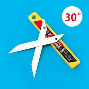 10 개/상자 델리 아트 블레이드 30도 블레이드 트리머 조각 블레이드 유틸리티 나이프 일반