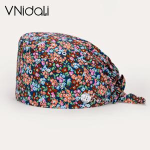 면 스크럽 캡 간호 액세서리 100% 면 땀 밴드 버튼 모자 gorro quirofano mujer pet shop cap