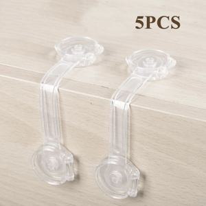 5PCS 어린이 안전 잠금 아기 서랍 잠금 아기 안전 홈 어린이 보호 캐비닛 안티 핀치 냉장고 잠금 버클