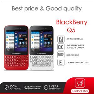 BlackBerry Q5 리퍼브 정품 언락 휴대폰 2GB+8GB 5MP 카메라