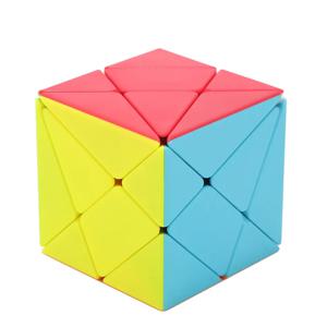 [JudyCube] Qiyi Axis Cube 매직 스피드 큐브 스티커가 없는 전문 Fidget Toys QIYI Axis 3x3 Cubo Magico Puzzle