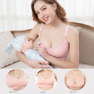 무선 임부 브래지어 임산부 원활한 처짐 방지 모유 수유 브래지어 통기성 전면 오픈 수유 브래지어, 인기 판매
