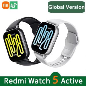 글로벌 버전 Xiaomi Redmi Watch 5 Active 2'' 디스플레이 최대 18일 배터리 수명 140개 이상의 운동 모드 Bluetooth 통화 5ATM