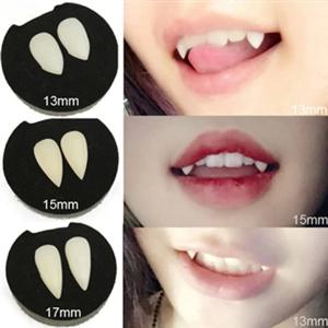성인 어린이 할로윈 파티 의상 끔찍한 드레스 뱀파이어 틀니 송곳니 틀니 코스프레 사진 소품 DIY 장식을 선호합니다
