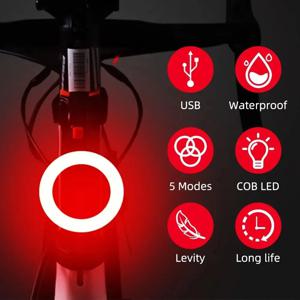 USB 충전식 LED 자전거 미등, 멀티 조명 모드, 후미등, 플래시 테일 라이트, Mtb 자전거 시트포스트용