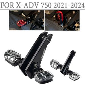 HONDA X ADV 750 2021 발 받침대 XADV 750 XADV750 2024 2022 2023 발판 Footpegs 승객 발 페달 접이식