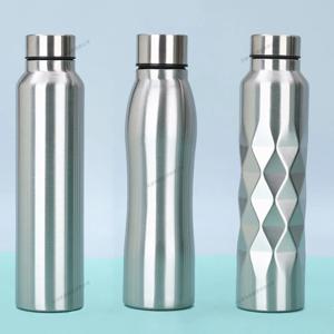 1000ml 스테인리스 스틸 진공 플라스크 - 체육관, 여행 및 야외 스포츠용 이중벽 단열 금속 물병