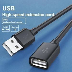 USB 연장 케이블 USB 2.0 연장 케이블 남성-여성 데이터 케이블 PC TV USB 모바일 하드 디스크 케이블에 적합
