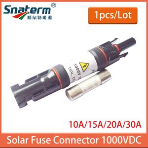 1000VDC 10A 15A 20A 30A DC 태양광 퓨즈 커넥터 인라인 퓨즈 홀더 태양광 패널 시스템용 TUV 인증