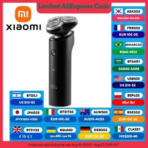 XIAOMI MIJIA S500 전기 면도기 클리퍼 남성용 트리플 블레이드 트리머 건식 습식 면도 세척 가능 수염 헤어 커팅 머신 면도기