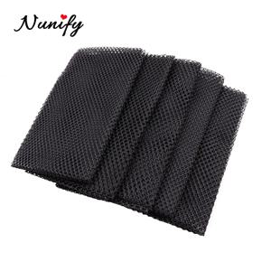 Nunify Stretchable Black Weaving Cap 탄성 헤어 스너드 가발 Hairnet 스위스 레이스 네트 지하실 정면 클로저 파운데이션 위빙