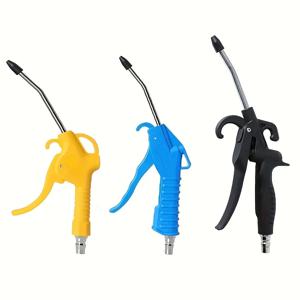 각진 노즐과 압축기 청소 작업장 유지 관리를 위한 컴팩트한 디자인을 갖춘 고유량 에어 블로우 건 3가지 색상 사용 가능