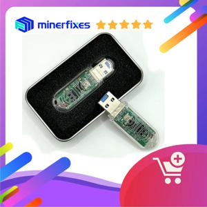 비트코인 ​​채굴기 럭키 마이너 LV03 USB 미니 ASIC 채굴 74KH/S 암호화 채굴 솔로 마이너 사일런트 마이너 복권 장치