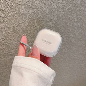 Samsung Galaxy Buds Live 2 Pro 2 FE 케이스용 간단하고 투명한 TPU 이어폰 케이스 액세서리 커버