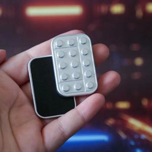 금속 EDC Fidget 슬라이더 자기 벽돌 블록 푸시 슬라이더 햅틱 슬라이더 Antistres Fidget 장난감 성인 스트레스 릴리프 장난감 ADHD 자폐증