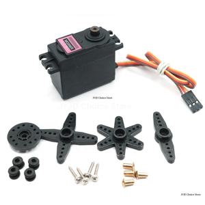 Futaba JR 1/8 1/10 RC 자동차 헬리콥터 로봇 보트 Arduino UNO DIY 용 메탈 기어가있는 고 토크 MG996R 4.8-6.0V 디지털 서보