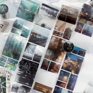 1pcs/1lot 장식 접착 테이프 비의 흔적 Scrapbooking DIY 종이 Scrapbooking 스티커