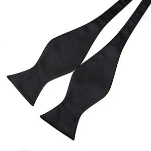 자기 나비 넥타이 남자 조정 가능한 실크 새틴 Bowtie 솔리드 컬러 클래식 비즈니스 Neckwear 나비 웨딩 파티 정장 액세서리 넥타이