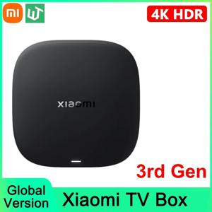 글로벌 버전 샤오미 미 TV 박스 S 3세대 4K UHD Wifi6 블루투스 5.2 2GB 32GB 구글 어시스턴트 구글 TV 미디어 컨트롤 (재고 있음)