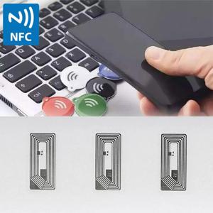 10Pcs NFC 칩 Ntag213 스티커 11x21MM 습식 인레이 13.56MHz 전자 라벨 위조 방지 태그 내구성 접착제 쉬운 ﻿
