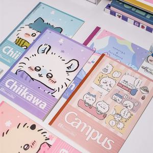 Chiikawa Hachiware Usagi B5 노트북 문구 만화 가로줄 두꺼운 일기 학교 사무용품 소녀를위한 선물