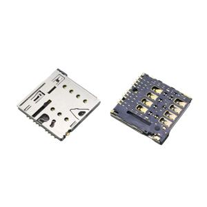 Cltgxdd 2pcs 노키아 lumia N610 610 618 N618 N610 N801 수리 부품 교체용 새로운 SIM 카드 소켓 리더 커넥터 홀더