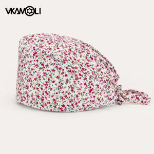 코튼 스크럽 캡 간호 액세서리 gorros quirurgico 캡 미용 실험실 작업 캡 스크럽 모자