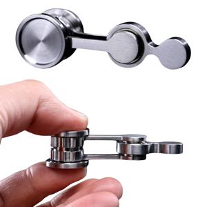스테인레스 스틸 진자 Fidget Spinner Antistress Foldable EDC 핸드 스피너 성인을위한 안티 불안 스트레스 릴리프 장난감 어린이