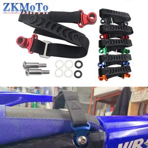 Motocycle CNC 후면 구조 당김 스트랩 슬링 벨트 먼지 자전거 Motocross Honda KTM Kawasaki Suzuki Yamaha YZ WR 250F 450F 250 450