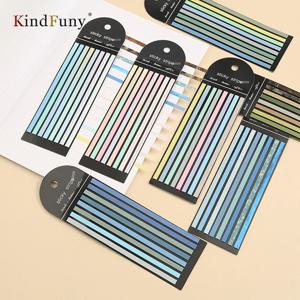 KindFuny 160 매 투명 스티커 메모 책용 자체 접착 문구 주석 메모장 канцелярия 색인 게시됨