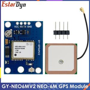 EstarDyn GY-NEO6MV2 새로운 NEO-6M GPS 모듈 NEO6MV2, 비행 제어 EEPROM MWC APM2.5 Arduino 용 대형 안테나