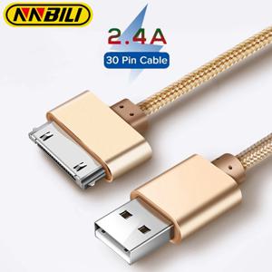 애플 아이폰 4 4s 3GS 3G 아이패드 1 2 3 아이팟 나노 터치 30핀용 NNBILI 고속 충전 USB 케이블 (오리지널 데이터 케이블)