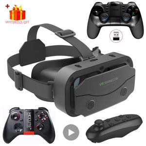 VR 안경 3D 가상 현실 헤드셋 헬멧 렌즈 고글 스마트폰 휴대폰 모바일 게임 Viar 뷰어 세트