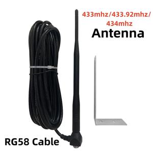 게이트 차고 문용 외부 RF 안테나 433MHz 433.92 원격 제어 신호 향상 안테나 부스터