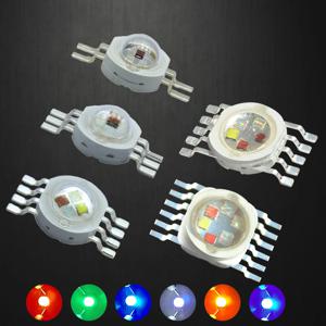 고출력 LED RGB RGBW RGBWY RGBWYV 4 핀 6 핀 8 핀 10 핀 12 핀 무대 광원, 3W 4W 5W 6W 15W 18W, 1-100 개