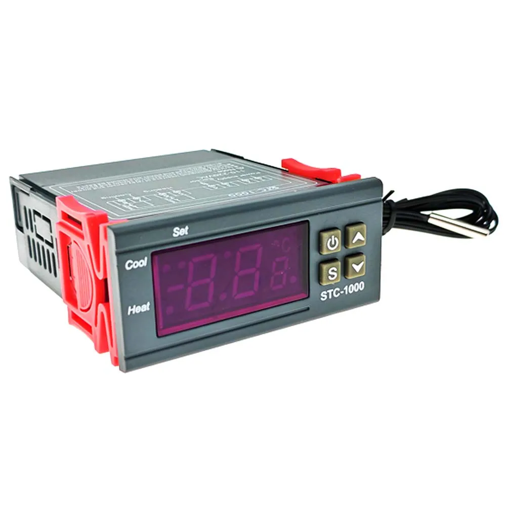 STC-1000 12V 24V 220V 디지털 온도 조절기 온도계 습도계 온도 습도 컨트롤러 레귤레이터