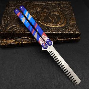 Valorant Weapon Yoru의 세련된 나비 빗 GO Vol 2 Melee 게임 주변 장치 23cm 금속 사무라이 검 모델 무기 선물 완구