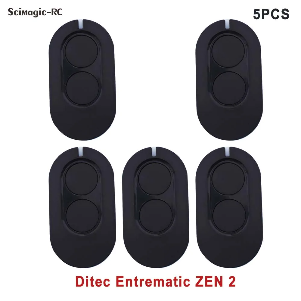 1/3/5/10pcs DITEC Entrematic ZEN2 ZEN4 BIXLS2 BIXLP2 GOL4 BIXLG4 차고 문 원격 제어 433MHz 롤링 코드