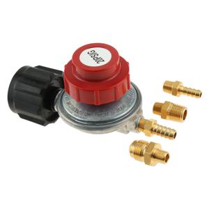 고압 프로판 레귤레이터 밸브 키트, QCC1 LP 탱크 서비스 밸브용, 0-20 PSI, 5/16 인치 및 1/4 인치 호스 바브 커넥터