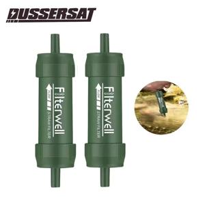 야외 워터 필터 밀짚 미니 캠핑 정화 휴대용 하이킹 하이킹 정수기 워터 필터 밀짚 비상 용품