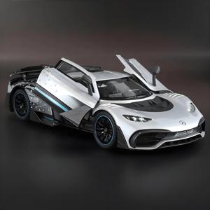 1:18 AMG ONE 슈퍼 스포츠 차량 합금 다이에스트 모델 자동차, 사운드 및 라이트 클래식 취미 수집품, 생일 선물