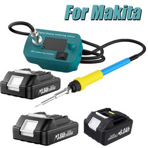 Makita 18V 배터리 무선 납땜 인두 도구 300-510용 ℃   온도 조절 가능 60W PCB 납땜 도구 DIY 전기 수리